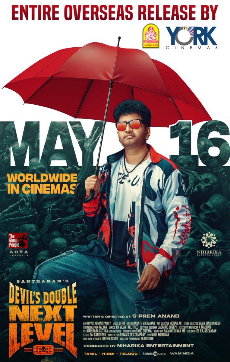 cinemaarattai's tweet photo. #DDReturns2 | #DDNextLevel 🎬 2025 May 16 Release 👍 

#Santhanam https://t.co/sQpT77gYaC