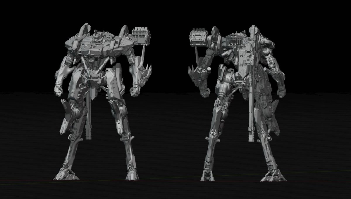 Lichee191's tweet image. The cannon is ready.#weapons #Mecha
#Machinery #3D CG