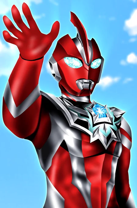 ソラから落ちてきたウルトラマン。#ウルトラマンオメガ 