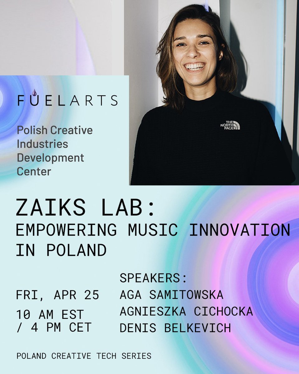 Join us live for a conversation with Aga Samitowska – Co-Founder of MusicTech Poland, CEO of Fenomen Lab, and Head of ZAiKS Lab – a key voice transforming Poland’s music innovation landscape: youtube.com/live/dqlGdFnp1…