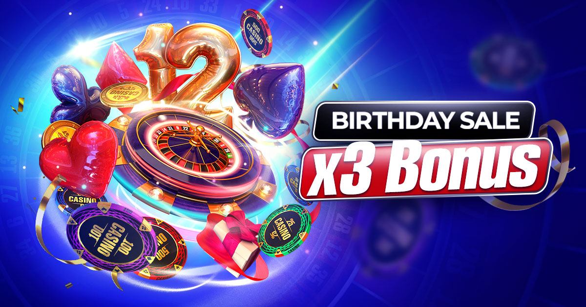 🎉  It’s party time at 𝐑𝐨𝐮𝐥𝐞𝐭𝐭𝐞! 🎉

💋 We’re celebrating 🛞 𝐑𝐨𝐮𝐥𝐞𝐭𝐭𝐞'𝐬 birthday with a spectacular 𝐁𝐢𝐫𝐭𝐡𝐝𝐚𝐲 𝐒𝐀𝐋𝐄 — and for a limited time, every purchase comes with a 🌟 𝐱𝟑 𝐁𝐎𝐍𝐔𝐒! 

📱 Play now ➡️ pokerist.com/3ab