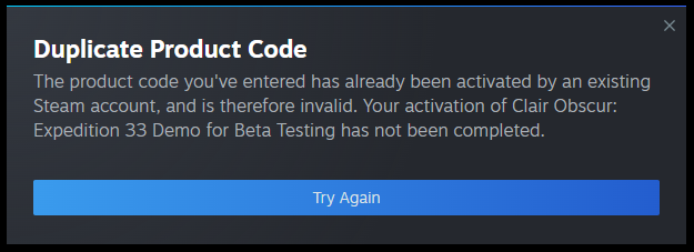 K3n7aro's tweet photo. The day started on a sad note — the game key I received turned out to be invalid. 🥲 It’s not a big deal since I’m at work anyway, but I hope they’ll be able to fix it by the evening. #Lurkit #Expeditition33 #ClairObscurExpedition33  @expedition33 https://t.co/zkBnYyXFCY