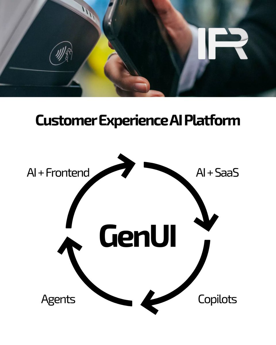 IFR_Group's tweet image. GEN UI [AI +FRONTEND] + [ AI + SAAS] | Llegan cambios en ciclos económicos, industriales y tecnológicos. ¿Qué debes priorizar? 🤨
@IFR_Group🧵#GenUI