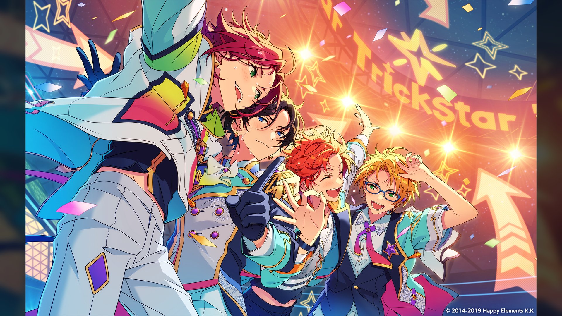 新品☆あんスタ【紅月】七夕メッセージカード☆特典☆ポスト