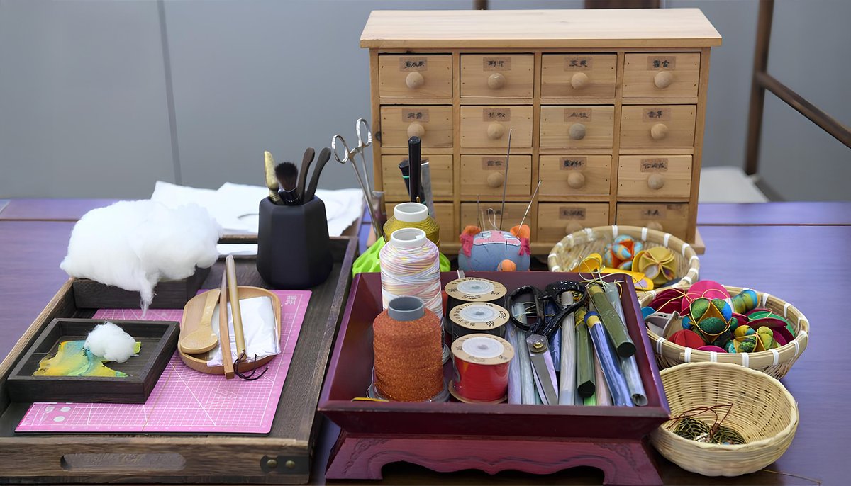 in_xi_an's tweet image. Fall in love with the Guanzhong embroidered ball! 💫 A handmade symbol of luck, love &amp;amp; celebration—crafted by local artisans with heart. More than decoration, it’s a wish for joy &amp;amp; fortune!🍀🎁
#handmade #embroidered #culturalheritage #goodluck #china #inxian