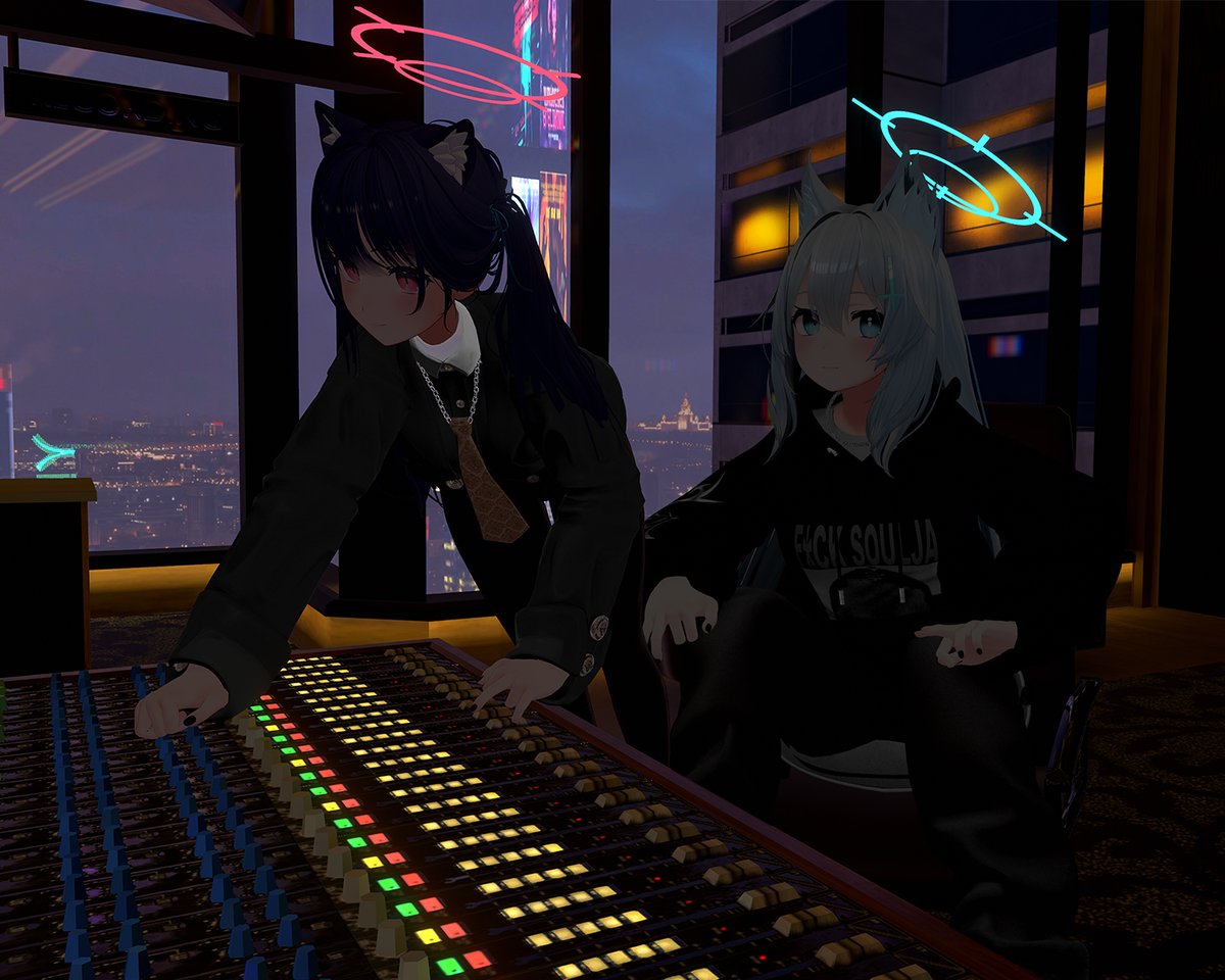 KillSerika's tweet photo. Tryna teach @Shirokoraccz how to use fl studio https://t.co/SxQye06lZ9