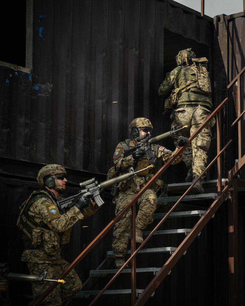 HQ Multinational Corps Northeast (@hqmncne) on Twitter photo 🇨🇦, 🇮🇹, 🇪🇸 & 🇸🇪 #soldiers of Multinational Brigade Latvia during Urban Operation Training as part of Ex GAMBLER ROYALE! 💪
This training is crucial for enhancing our operational readiness, effectiveness and of course interoperability. 🤜🤛
📸 <a href="/NATOMNBLatvia/">NATO Multinational Brigade Latvia</a> 🇨🇦, 🇮🇹, 🇪🇸 & 🇸🇪 #soldiers of Multinational Brigade Latvia during Urban Operation Training as part of Ex GAMBLER ROYALE! 💪
This training is crucial for enhancing our operational readiness, effectiveness and of course interoperability. 🤜🤛
📸 <a href="/NATOMNBLatvia/">NATO Multinational Brigade Latvia</a>