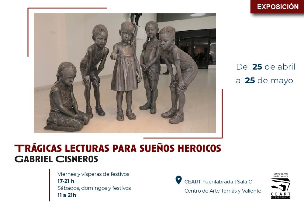 Exposición de Gabriel Cisneros 
Del 24 abril 2025 al 25 mayo 2025 en la Sala C del CEART.
ceartfuenlabrada.es/exposicion-de-…