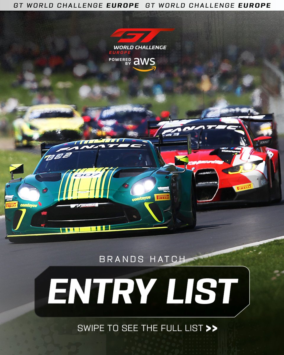 GT World Challenge Europe Powered by AWS tweet media