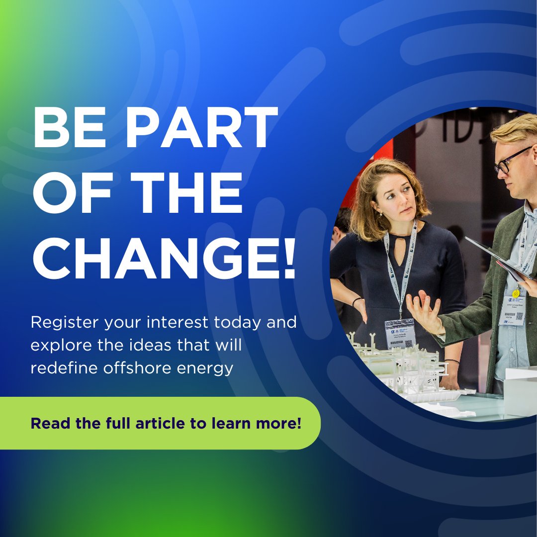 SPE Offshore Europe (@spe_oe) on Twitter photo 🌍 “OE25 will unite industry leaders to shape Europe's offshore energy future.” – David Whitehouse
📖 Read his vision via <a href="/OEUK_/">Offshore Energies UK</a> : spkl.io/6046fvTPj
#OE25 returns this Sept with bold ideas, key partnerships & next-gen insights.
#OffshoreEnergy #EnergyTransition 🌍 “OE25 will unite industry leaders to shape Europe's offshore energy future.” – David Whitehouse
📖 Read his vision via <a href="/OEUK_/">Offshore Energies UK</a> : spkl.io/6046fvTPj
#OE25 returns this Sept with bold ideas, key partnerships & next-gen insights.
#OffshoreEnergy #EnergyTransition