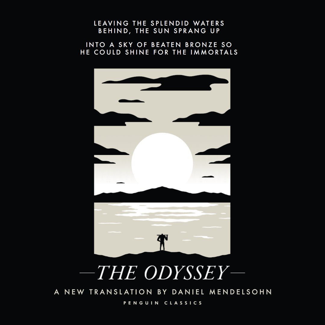 Penguin Classics UK (@classicpenguins) on Twitter photo A new translation of the first-ever Penguin Classic, The Odyssey. <a href="/DAMendelsohnNYC/">Daniel Mendelsohn</a>'s translation is the most precise and musical, bringing to life the gripping adventure and profound human insight that makes Homer’s work resonate 28 centuries later.
penguin.co.uk/books/464703/t… A new translation of the first-ever Penguin Classic, The Odyssey. <a href="/DAMendelsohnNYC/">Daniel Mendelsohn</a>'s translation is the most precise and musical, bringing to life the gripping adventure and profound human insight that makes Homer’s work resonate 28 centuries later.
penguin.co.uk/books/464703/t…