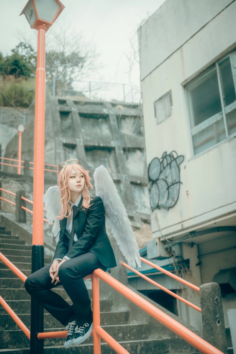 tomo2cos's tweet photo. cosplay. 天使の悪魔 / チェンソーマン
photo.@kei1_camera https://t.co/suFAe3oy5t