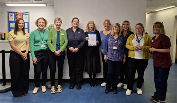 Congratulations to the WGH Therapies Admin team who have been nominated for the Team of the Month award The support the therapies clinicians and patients with a smile in a very busy and demanding role. We couldnt function without them and they do such a fantastic job. ⭐️🌟🌟❤️