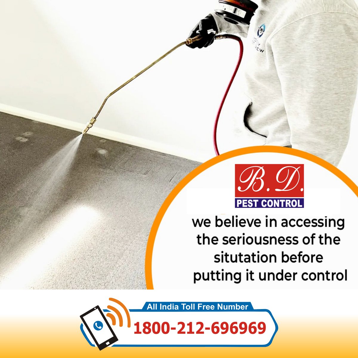 bdpcindia's tweet image. Hire Professional Pest Control Solutions to Prevent Infections &amp;amp; Diseases Caused by Harmful Insects
 Contact B. D. Pest Control, pestcontrol.bdpcindia.in
#Pest_Control#Home_Pest_Control#Pest_Control_Service#Commercial_Pest_Control#BD_Pest_Control
Toll Free: 1800-212-696969
