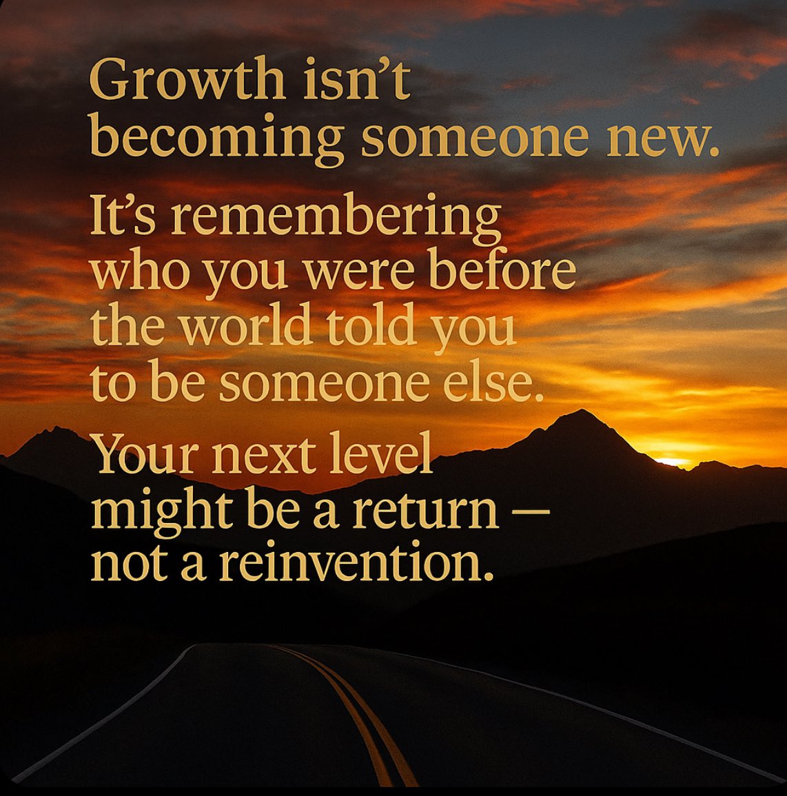 iamachieved's tweet photo. Growth isn’t always about becoming someone new.
Sometimes, it’s about remembering who you were before the world told you to be someone else.
The version of you that was bold.
Clear. Just buried beneath expectations.
Your next level might not be a reinvention.
It might be a return https://t.co/bNJ6H2S5eA