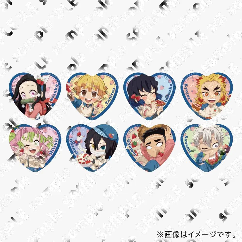 鬼滅の刃 ufotable ストロベリーフェスティバル ハート缶バッジ 冨岡義勇