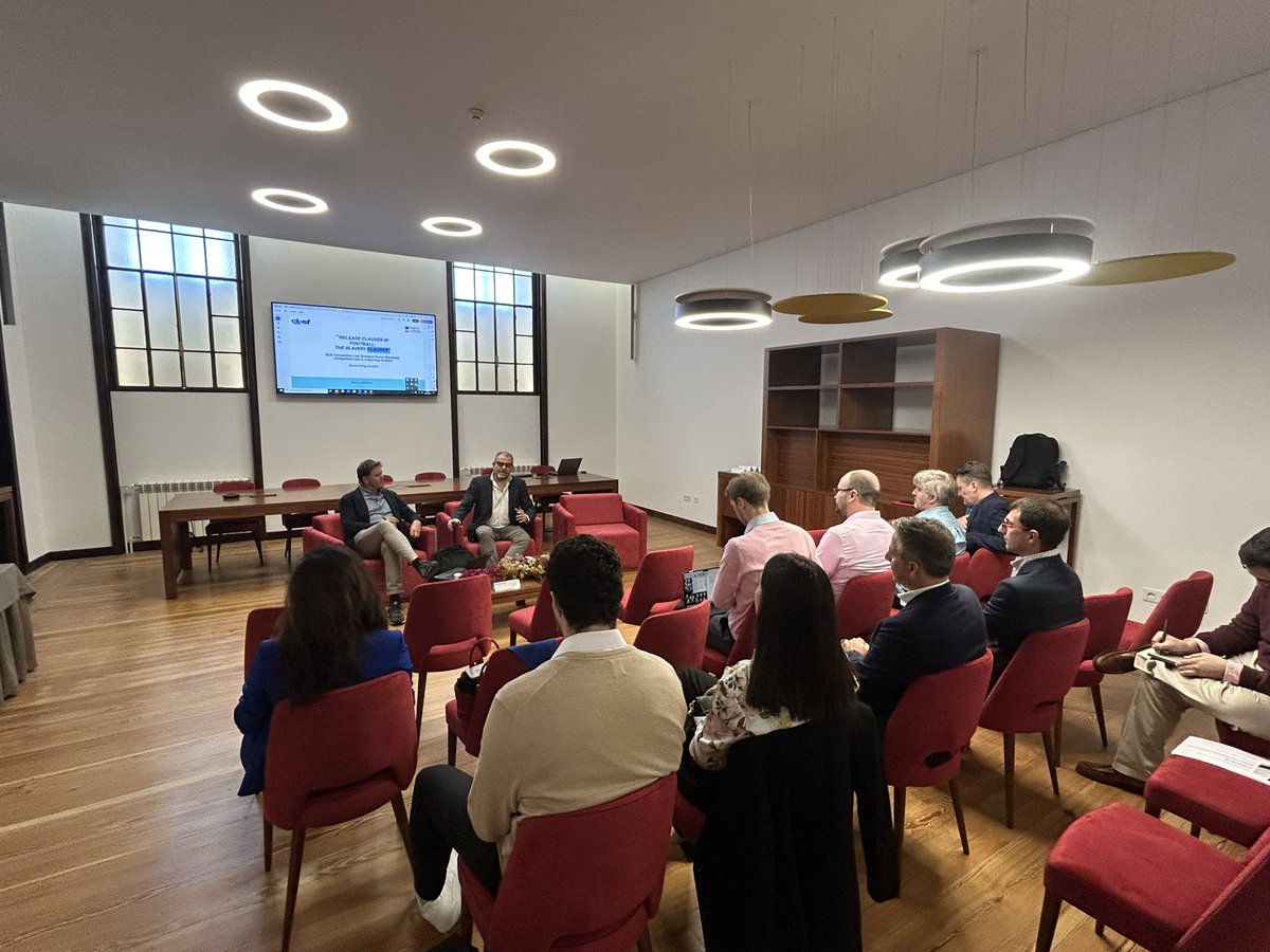 Kick-off <a href="/CLScholarsForum/">CLASF</a> ⚖️⚽️ Competition Law in a Sporting Context: XLIII CLaSF Workshop at the <a href="/UPorto/">Universidade Porto</a>  Faculty of Law