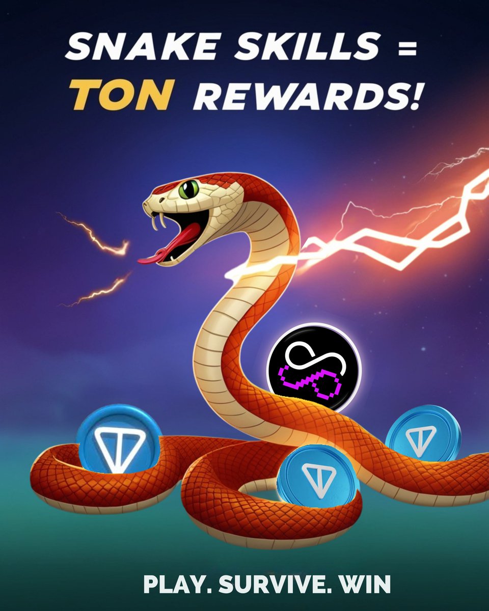 StringArc8's tweet photo. Snake Skills = TON Rewards! 🐍⚡
🎮 Got the reflexes of a pro?
Eat orbs, dodge crashes, and win TON while you slither!
Comment ‘SNAKE MASTER’ if you're on the leaderboard! 💰
🚀 Play now:
🐦Modern: https://t.co/zEmBVqdlIZ
👻 Retro: https://t.co/3T7ErOMo1w
#SnakeChallenge #PlayAndEarn #TONRewards #ArcadeLegends #StringArc8