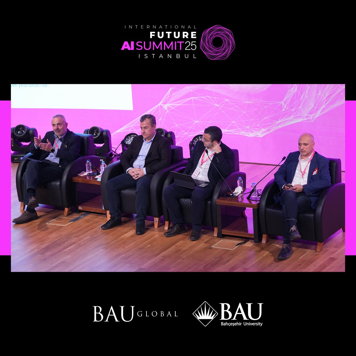 Future AI Summit’25 (@futurecampuscom) on Twitter photo "InsurTech & AI / How AI is Revolutionizing the Insurance Industry" oturumunda Prof. Dr. Selim Yazıcı, Ege Örer, Gencay Genç ve Yılmaz Sonışık, Future AI Summit sahnesindeydi.
#FutureAISummit25 #YapayZeka #InsurTech <a href="/futurecampuscom/">Future AI Summit’25</a> "InsurTech & AI / How AI is Revolutionizing the Insurance Industry" oturumunda Prof. Dr. Selim Yazıcı, Ege Örer, Gencay Genç ve Yılmaz Sonışık, Future AI Summit sahnesindeydi.
#FutureAISummit25 #YapayZeka #InsurTech <a href="/futurecampuscom/">Future AI Summit’25</a>
