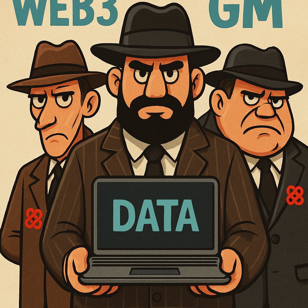 GM ☀️

We’re not the mafia... but we do make sure your data doesn’t get whacked. 💻🔐

Meet the new dons of verifiable data.

Read how <a href="/RekordAG/">Rekord AG</a> is becoming the boss of trust on-chain:
🔗 medium.com/rekord-ag/how-…

#Web3 #Crypto #DataMafia #VerifiableData #RekordIsTheStandard #GM