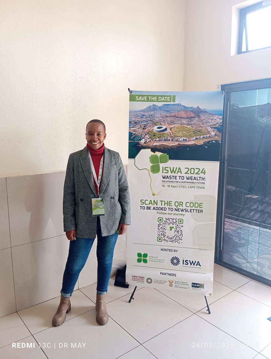Postdoc Dr Bambesiwe May, who recently joined us as part of the African Rainbow Minerals GeoMetallurgy Research Chair, attended the Institute of Waste Management of eSwatini Seminar, where leaders &amp; experts discussed the country’s shift toward local, sustainable waste solutions.