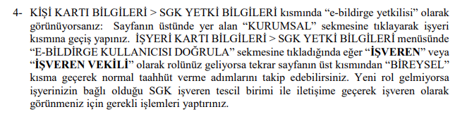 Bu ne garip sistemdir? İşveren veya vekili diye alınan sertifikada atama yapabilmek için sertifika sahibinin "işveren" olarak görünmesi gerekiyor diyor. Saçma sapan bi sistem, rol akışında yalnızca e bildirge kullanıcısı olan ve sertifikası olan kişiyi neden atayamıyoruz? #çsgb