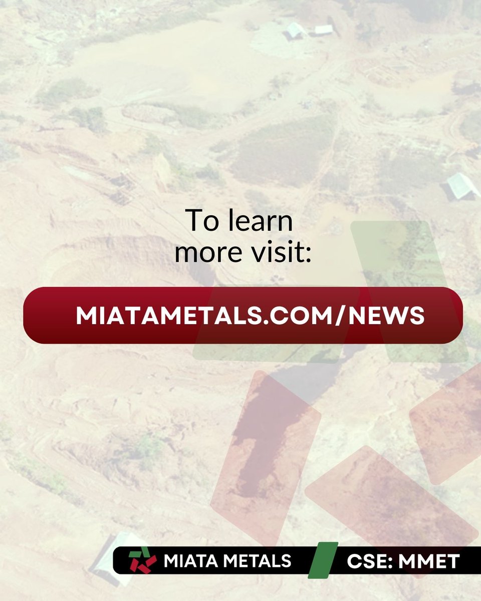 Miata_Metals (@miata_metals) on Twitter photo Miata Metals is reimagining gold exploration in Suriname:
✔ Local partnerships
✔ Safe, low-impact methods
✔ ESG-driven decisions
We're not just exploring—we're building lasting value. 🌍⛏️
#MiataMetals #GoldMining #Suriname #Sustainability #ESG #MiningWithPurpose Miata Metals is reimagining gold exploration in Suriname:
✔ Local partnerships
✔ Safe, low-impact methods
✔ ESG-driven decisions
We're not just exploring—we're building lasting value. 🌍⛏️
#MiataMetals #GoldMining #Suriname #Sustainability #ESG #MiningWithPurpose