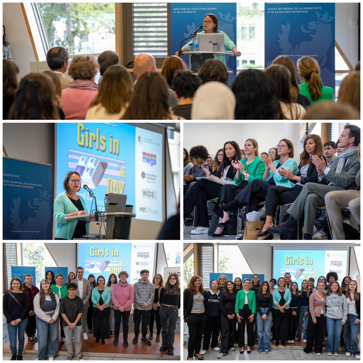 Yuriko Backes (@yuriko_backes) on Twitter photo Today is #GirlsinICT day. I was happy to spend some time with students from the Lycée des Arts et Métiers & Lycée Aline Mayrisch 🇱🇺 with Elisabeth Margue. <a href="/luxembourgmega/">MEGA Luxembourg</a> wants to inspire & support the next generations of women to consider pursuing ICT careers.
#WomenInSTEM Today is #GirlsinICT day. I was happy to spend some time with students from the Lycée des Arts et Métiers & Lycée Aline Mayrisch 🇱🇺 with Elisabeth Margue. <a href="/luxembourgmega/">MEGA Luxembourg</a> wants to inspire & support the next generations of women to consider pursuing ICT careers.
#WomenInSTEM