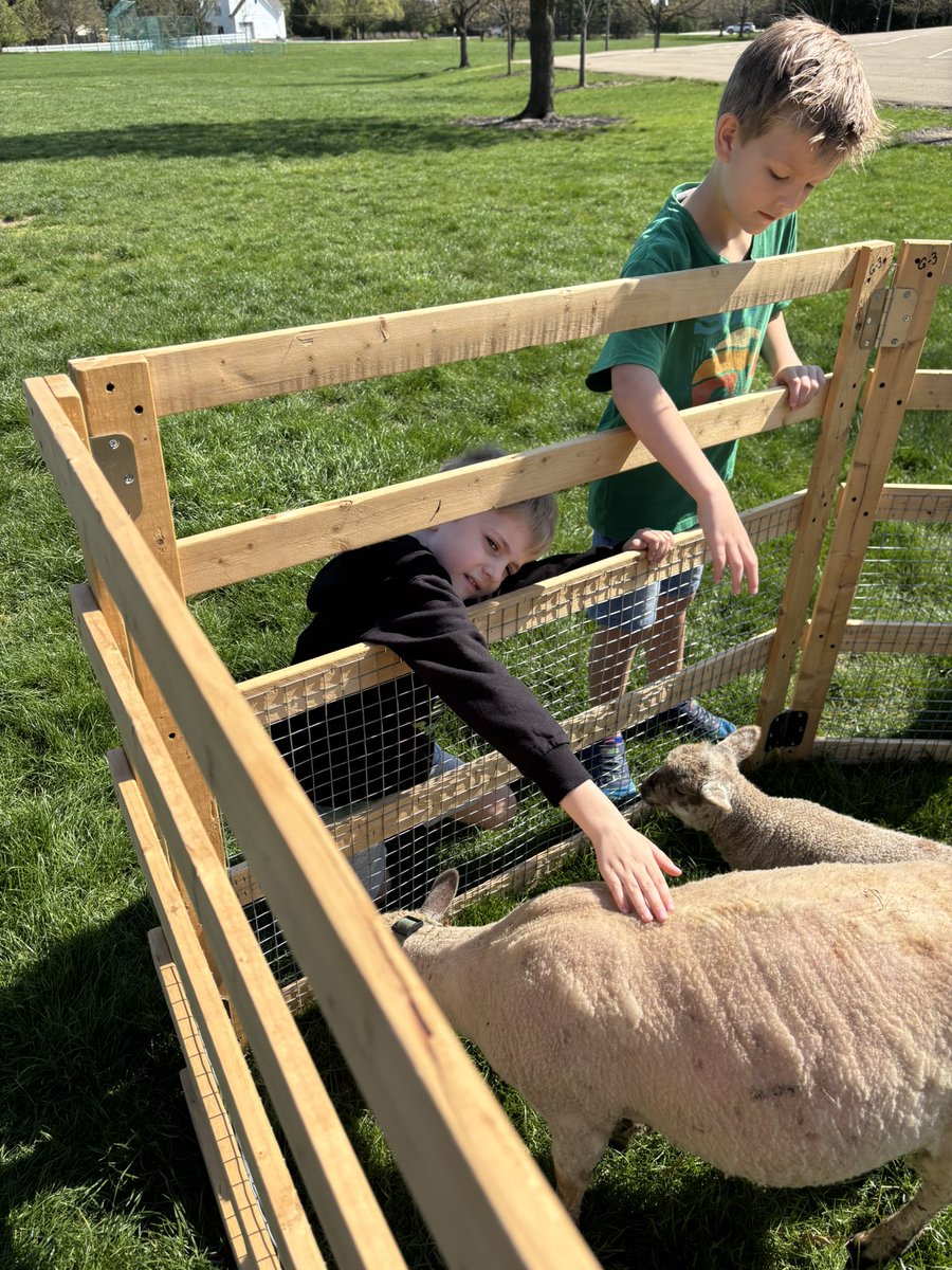 We had the best time learning about farm animals and the weather was perfect!