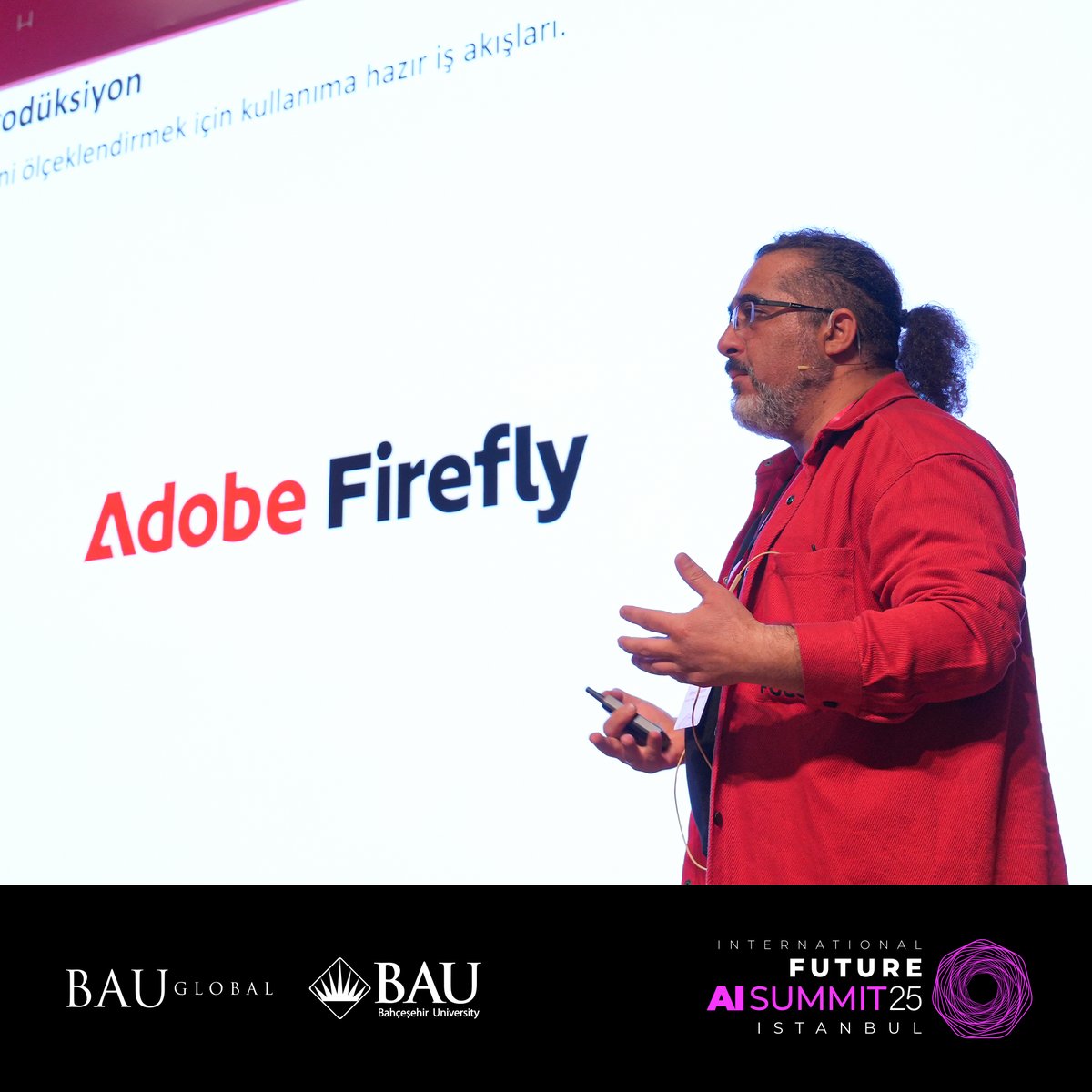 Future AI Summit’25 (@futurecampuscom) on Twitter photo "Creativity & AI / Create with Generative AI with Adobe Firefly" oturumunda Niyazi Yıldırım, Future AI Summit sahnesindeydi.
#FutureAISummit25 #AdobeFirefly #YapayZeka #Yaratıcılık <a href="/futurecampuscom/">Future AI Summit’25</a> "Creativity & AI / Create with Generative AI with Adobe Firefly" oturumunda Niyazi Yıldırım, Future AI Summit sahnesindeydi.
#FutureAISummit25 #AdobeFirefly #YapayZeka #Yaratıcılık <a href="/futurecampuscom/">Future AI Summit’25</a>