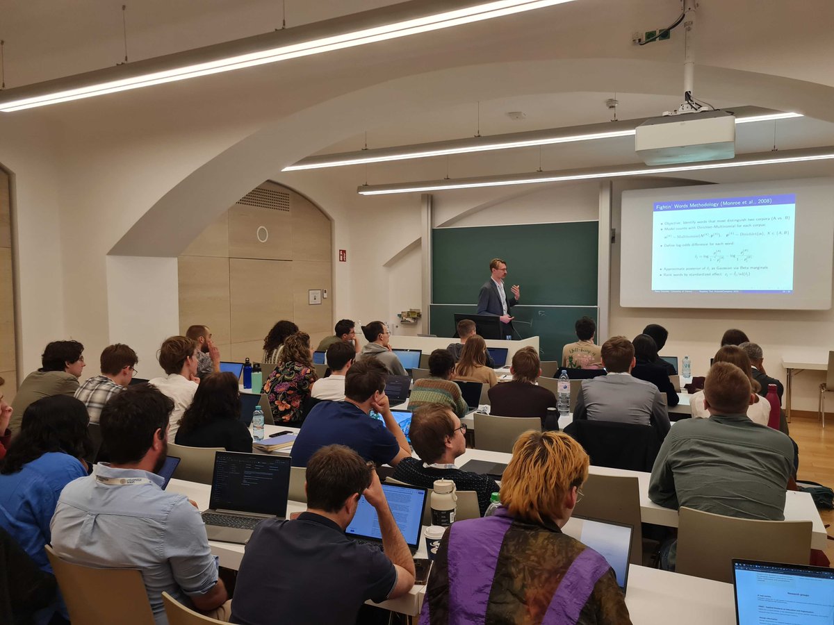 COMPTEXTCONF's tweet image. Rooms are packed to capacity as tutorials on cutting-edge AI research techniques unfold at #COMPTEXT2025 Valerie Hase / @FriederRodewald
/ Tobias Heidenreich @hdnrch / Petro Tolochko