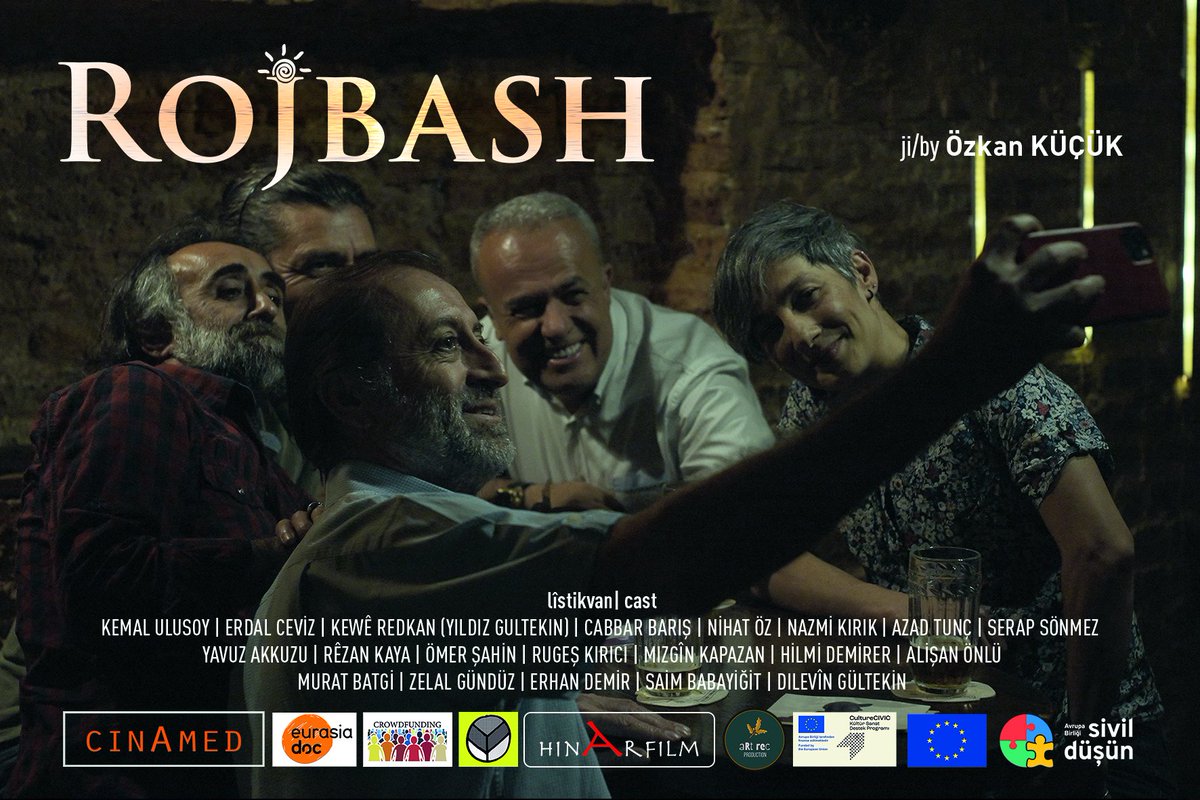 <a href="/Rojbashfilm/">Rojbash Filmi</a>  sırasıyla şu güzelim şehirleri dolaşıyor...
Sizin şehrinize de gelmesini ister misiniz :)

25 Nisan – Barselona, Festival Incert
27 Nisan – London KFF-Competition
9-11.05 – Amsterdam KFF
21.05 – Paris 
21.05 – Köln
22.05 - Inca, Mallorca
28-31.05 – Nürnberg