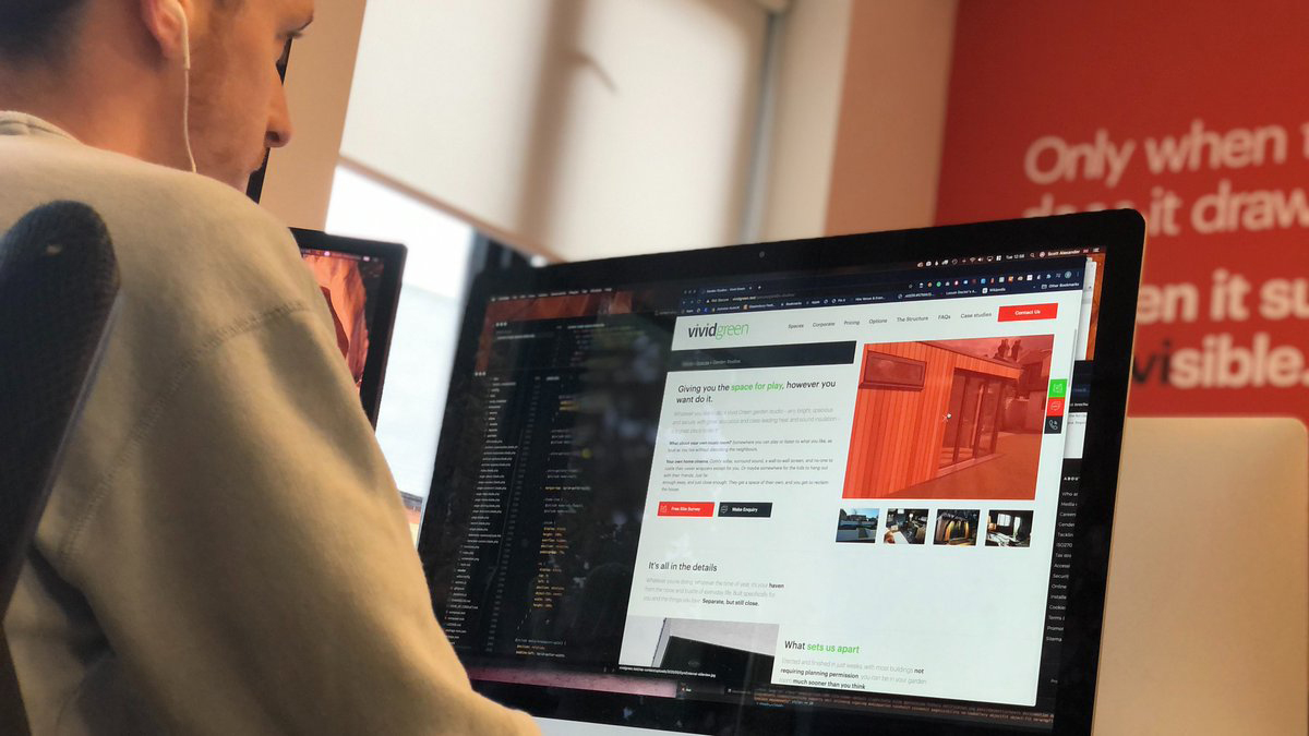 VI_Creative's tweet image. Scott, Digital Director, lives by one rule: “Do what is great.” 
❤️🖤

Building award-winning websites, he delivers with precision &amp;amp; pride.

Football mad. Car mad. Here he is marrying his vintage VW van. 💍🚐⚽️

#DigitalExcellence #TeamVI #LTFC #VWLove #BespokeWebDev