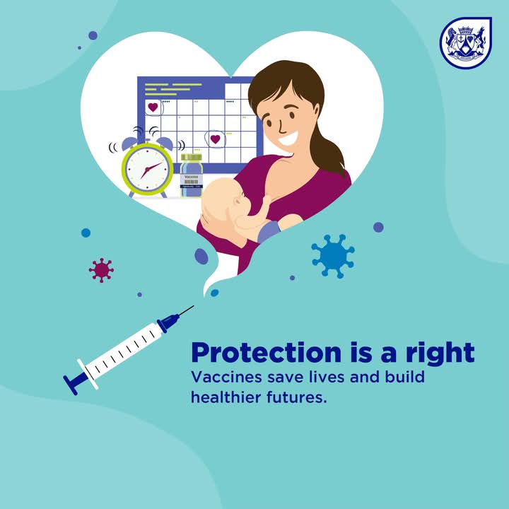 Don’t wait until it’s too late. Missing or postponing vaccines can leave your child vulnerable to serious illness. Stick to the schedule. Protect them on time, every time.  ##ImmunisationWeek2025 #AfricaVaccinationWeek
