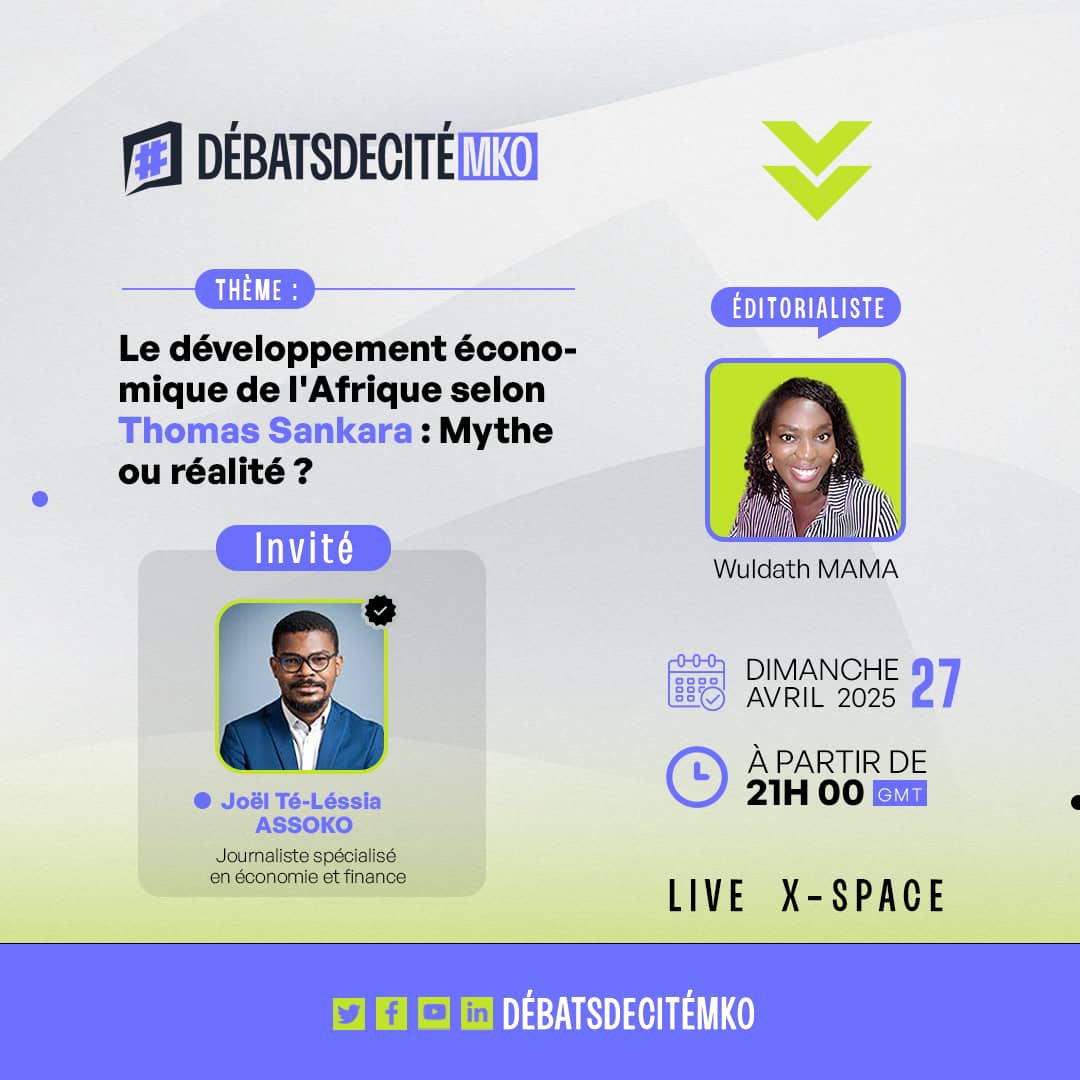 Nouveau rendez-vous sur Débats de Cité MKO. Venez nombreux, dimanche 21h00 GMT.