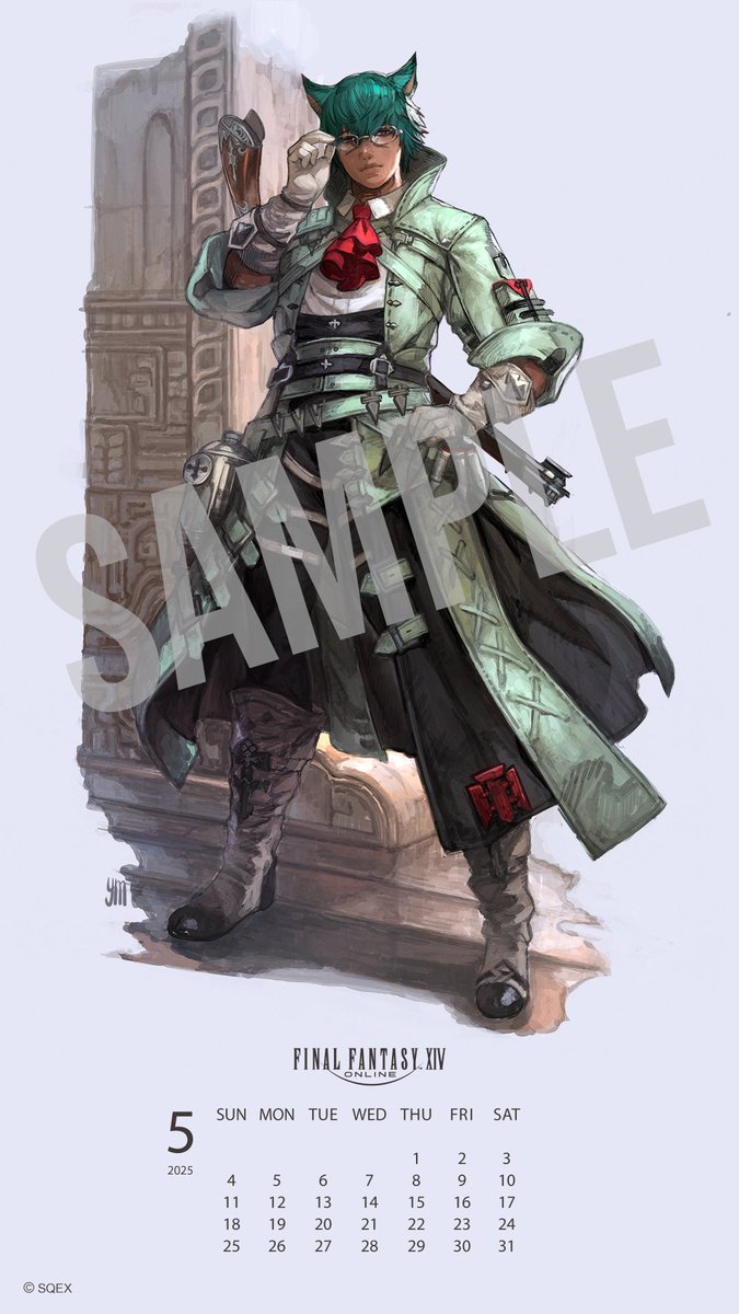 FF14 LINE公式アカウント LINEオリジナル スマホ壁紙＆カレンダー更新