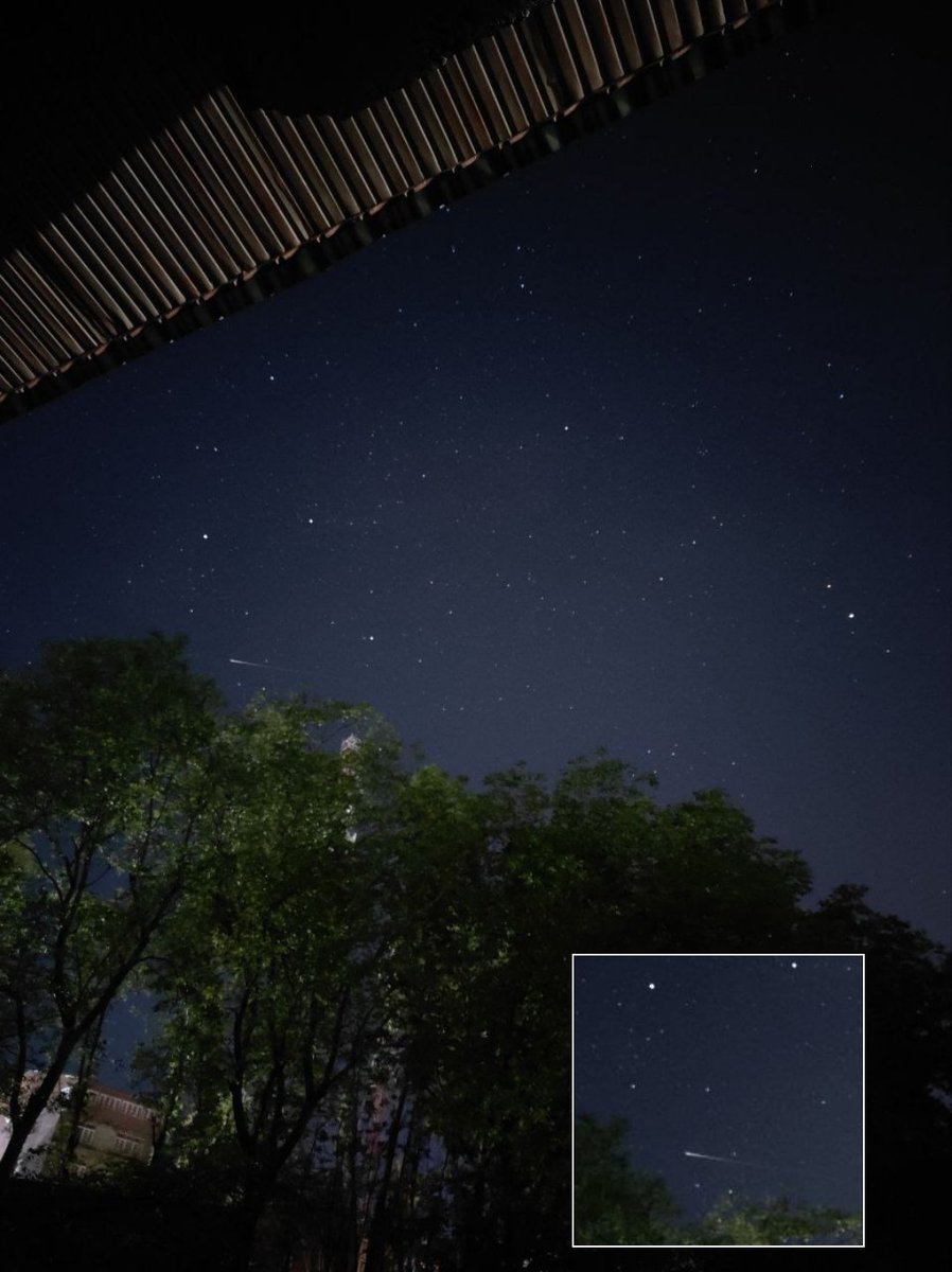 smartphone_astr's tweet photo. #lyrid #meteor captured by our member @the_scapes / #astronomy #smartphone_astrophotography #mobilephotography #Redmi N9PM #shooting_star https://t.co/QK5RtrlPvg