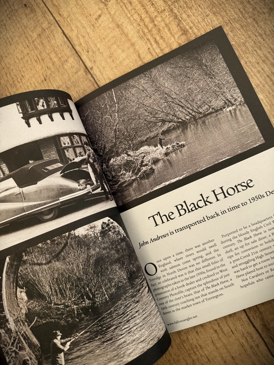 fallonsangler's tweet image. John Andrews shares more memories from his archive.
Snapshots of 1950's salmon fishing on the River Torridge and the allure of The Black Horse.
Issue 37 - order or subscribe here - fallonsangler.net/shop/