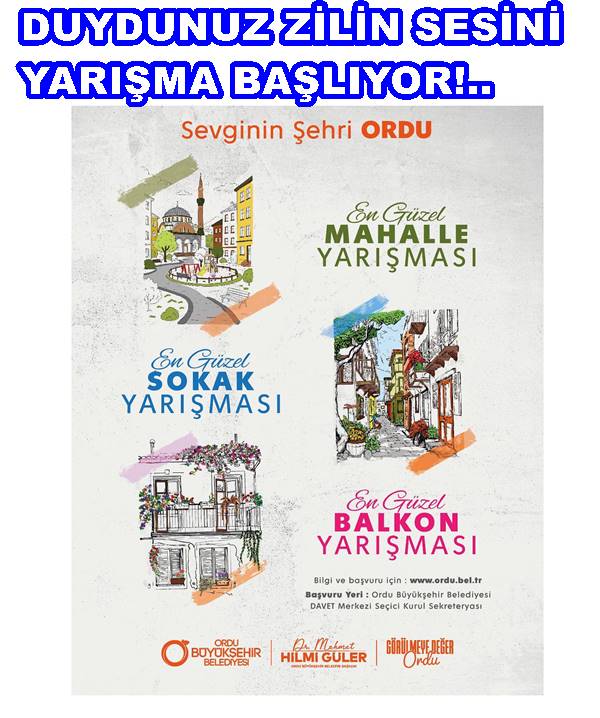 YÖN GAZETESİ (@gazeteyon) on Twitter photo BÜYÜKŞEHİR ORDU’NUN EN’LERİNİ SEÇİYOR.. “EN GÜZEL MAHALLE, SOKAK VE BALKON YARIŞMASI” İLE ORDU’NUN GÜZELLİKLERİ TAÇLANDIRILACAK Ordu Büyükşehir Belediyesi, “En Güzel Sokak, Balkon ve Mahalle Yarışması” ile ödüllendiriyor. Tıkla oku..facebook.com/osman.sahin.94…
<a href="/obbbasindaire/">Basın Yayın ve Halkla İlişkiler Dairesi Başkanlığı</a> BÜYÜKŞEHİR ORDU’NUN EN’LERİNİ SEÇİYOR.. “EN GÜZEL MAHALLE, SOKAK VE BALKON YARIŞMASI” İLE ORDU’NUN GÜZELLİKLERİ TAÇLANDIRILACAK Ordu Büyükşehir Belediyesi, “En Güzel Sokak, Balkon ve Mahalle Yarışması” ile ödüllendiriyor. Tıkla oku..facebook.com/osman.sahin.94…
<a href="/obbbasindaire/">Basın Yayın ve Halkla İlişkiler Dairesi Başkanlığı</a>