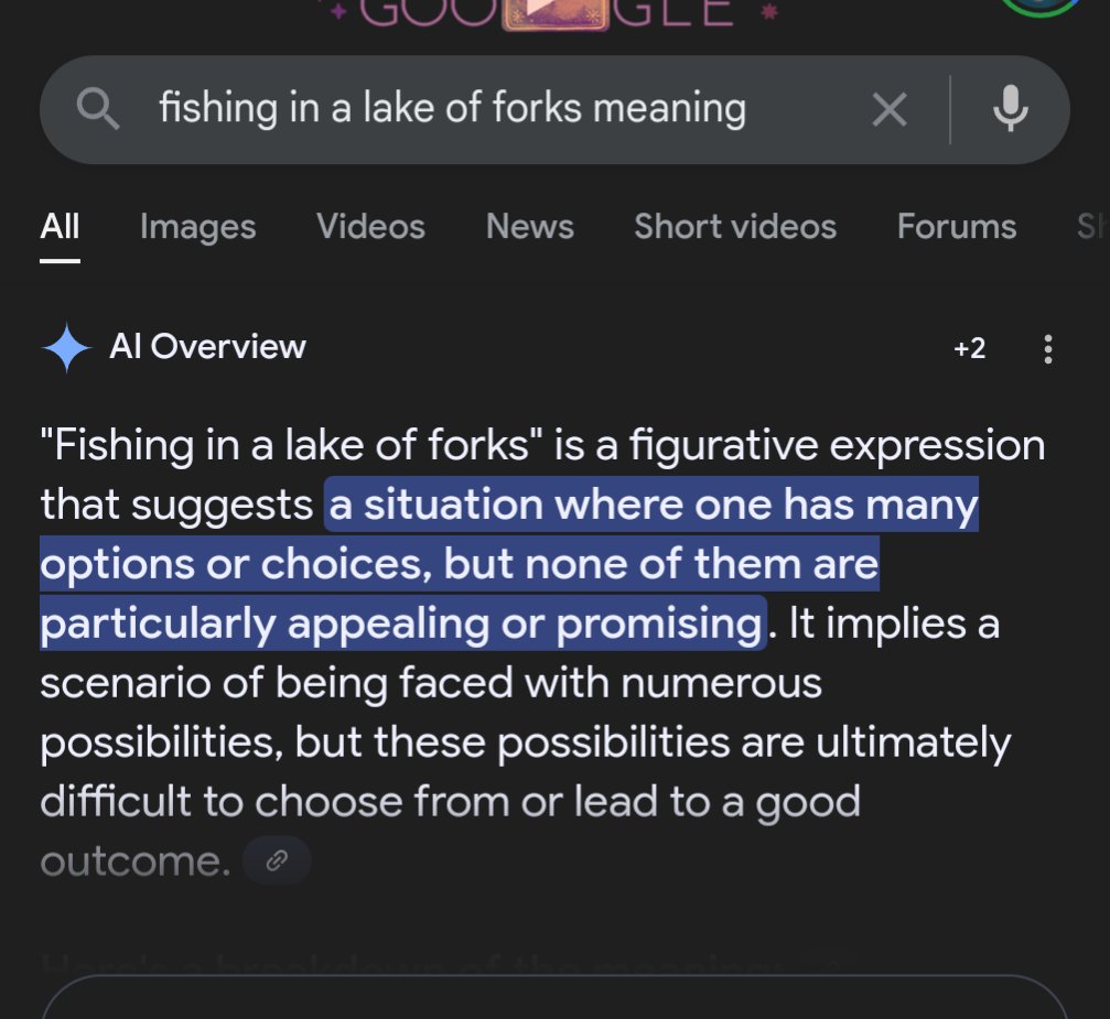 Finding the <a href="/Google/">Google</a> #AI summary V useful.