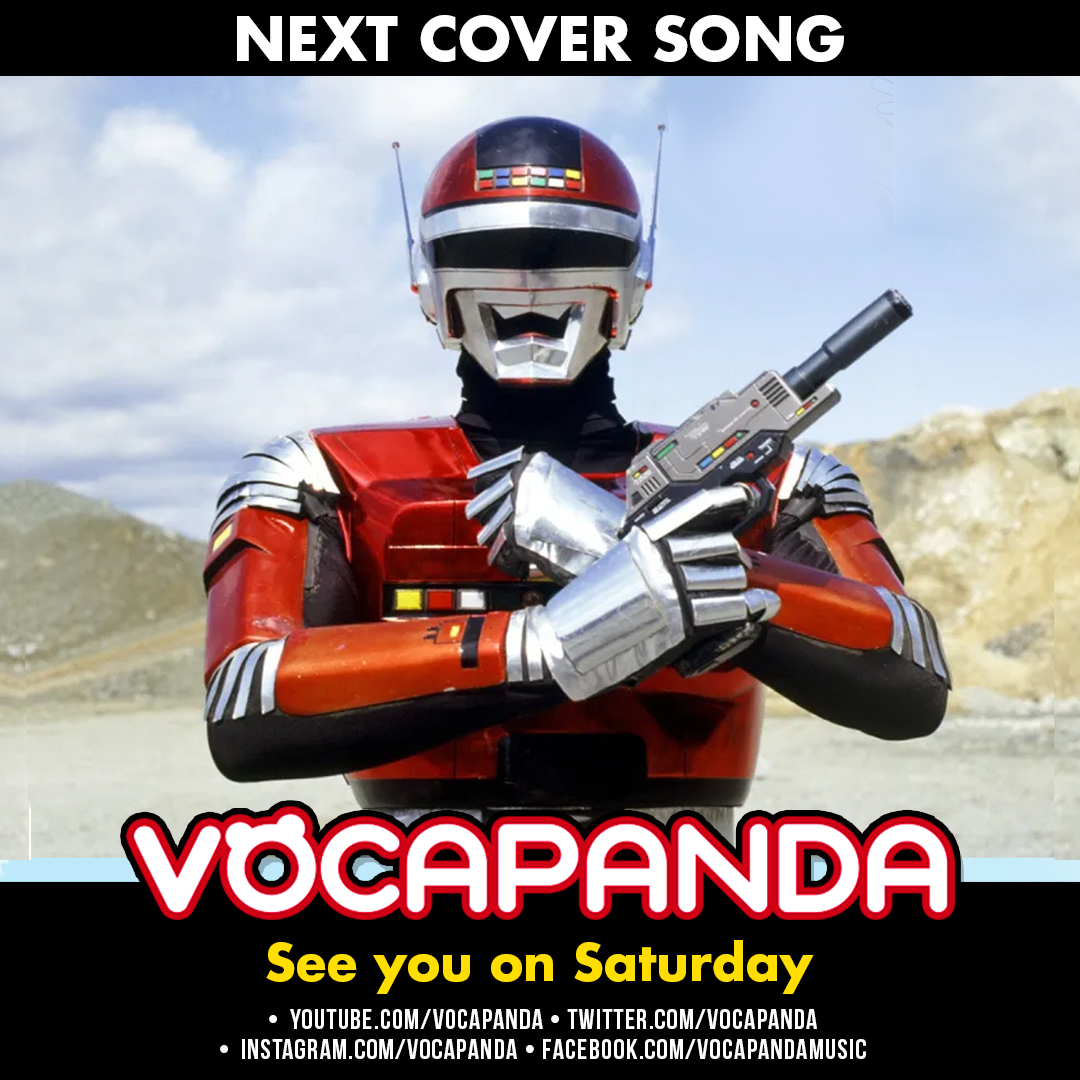 VocaPanda's tweet photo. Vocapanda's Next Cover:
Uchuu Keiji SHARIVAN - 宇宙刑事シャリバン OP
Audio preview: https://t.co/MXDsBiveDI
Full version on Saturday, 19:00 (GMT +8)
Info: https://t.co/FaUZKvmZaz
#sharivan #宇宙刑事シャリバン #シャリバン #串田アキラ #metalheroes #metalhero #tokusatsu https://t.co/27sd7rYPyI