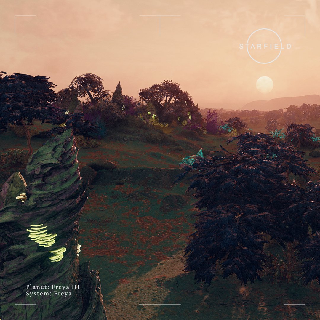 Con una gran variedad de recursos, fauna salvaje y unas vistas impresionantes, Freya III lo tiene todo 🚀 #Starfield

⬇️ Gravedad: 0,82 G
🌡️ Temperatura: Templada
☁️ Atmósfera: Oxígeno estándar
🧬 Fauna: Moderada
🌱 Flora: Moderada
💎 Recursos: Agua, Plomo, Argón, Cloro, Cobre,