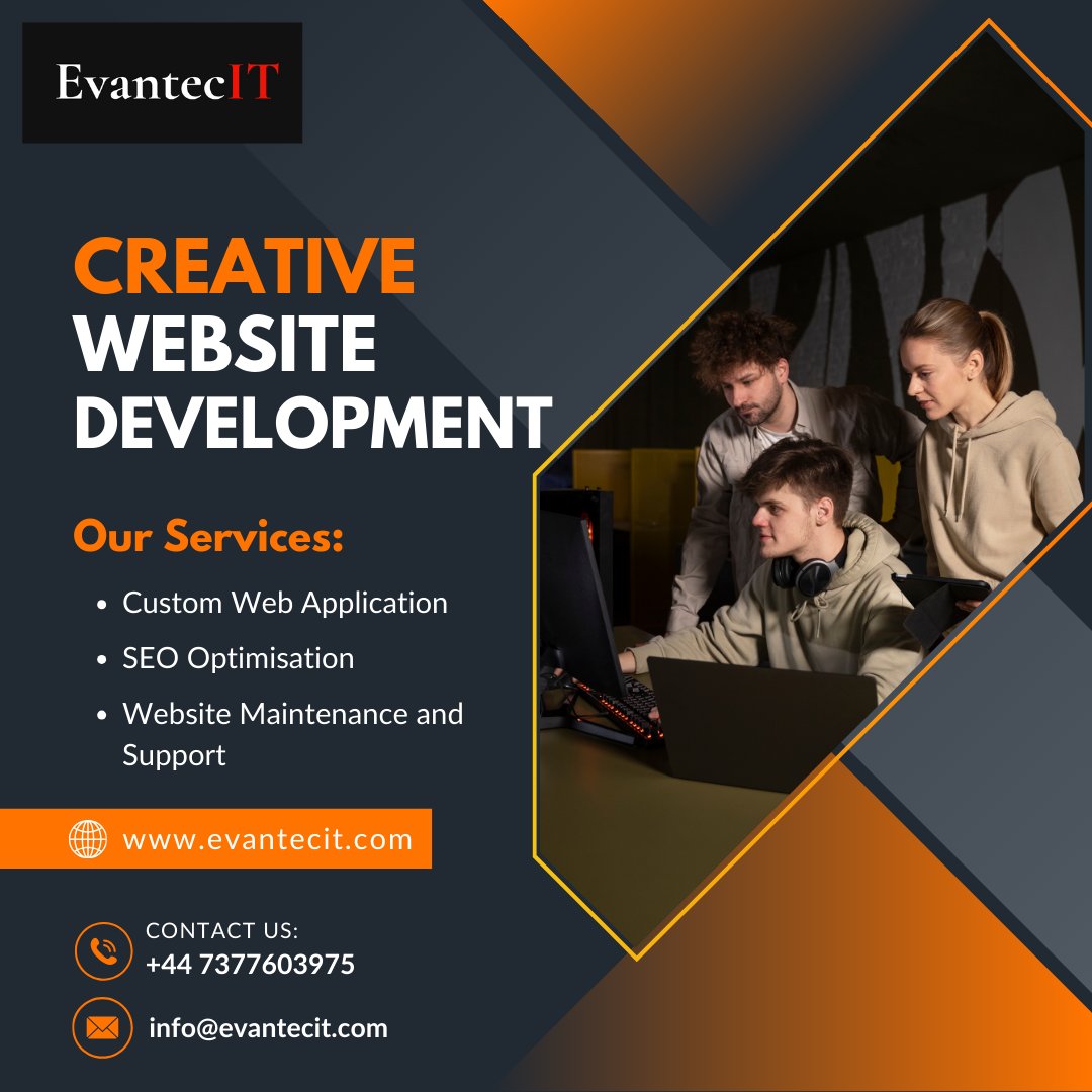 evantecit's tweet image. 🔥 Ignite Your Digital Presence with EvantecIT!
At EvantecIT, we don’t just build websites — we craft digital experiences that connect, convert, and captivate. 
#WebDesignUK #CreativeWebDevelopment #EvantecIT #CustomWebSolutions #DigitalInnovation #SEOUK #BusinessGrowthOnline