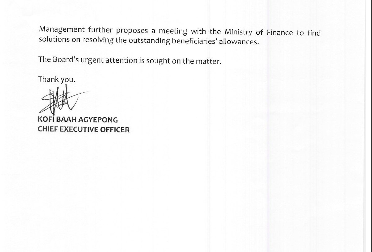 Manasseh_Azure's tweet photo. Dear Malik Basintale,

Here's more evidence of what your predecessor did before exiting office. After this, he wrote to Zoomlion to notify the company of the expiration of the contract. Paying the sweepers $17 a month while Zoomlion makes millions is obscene.

Kindly take note that Ghanaians, especially the youth, are watching.

CC: John Dramani Mahama, Shamima Muslim, Felix Kwakye Ofosu, Osman Abdulai Ayariga, Eric Edem Agbana, and all men and women with conscience in the Mahama administration.

@highlight @Followers