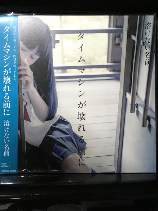 『溶けない名前』のLP購入。
初めて買うバンドに5千円は勇気がいったが、そんな事はもうどうでもいいのだ。 