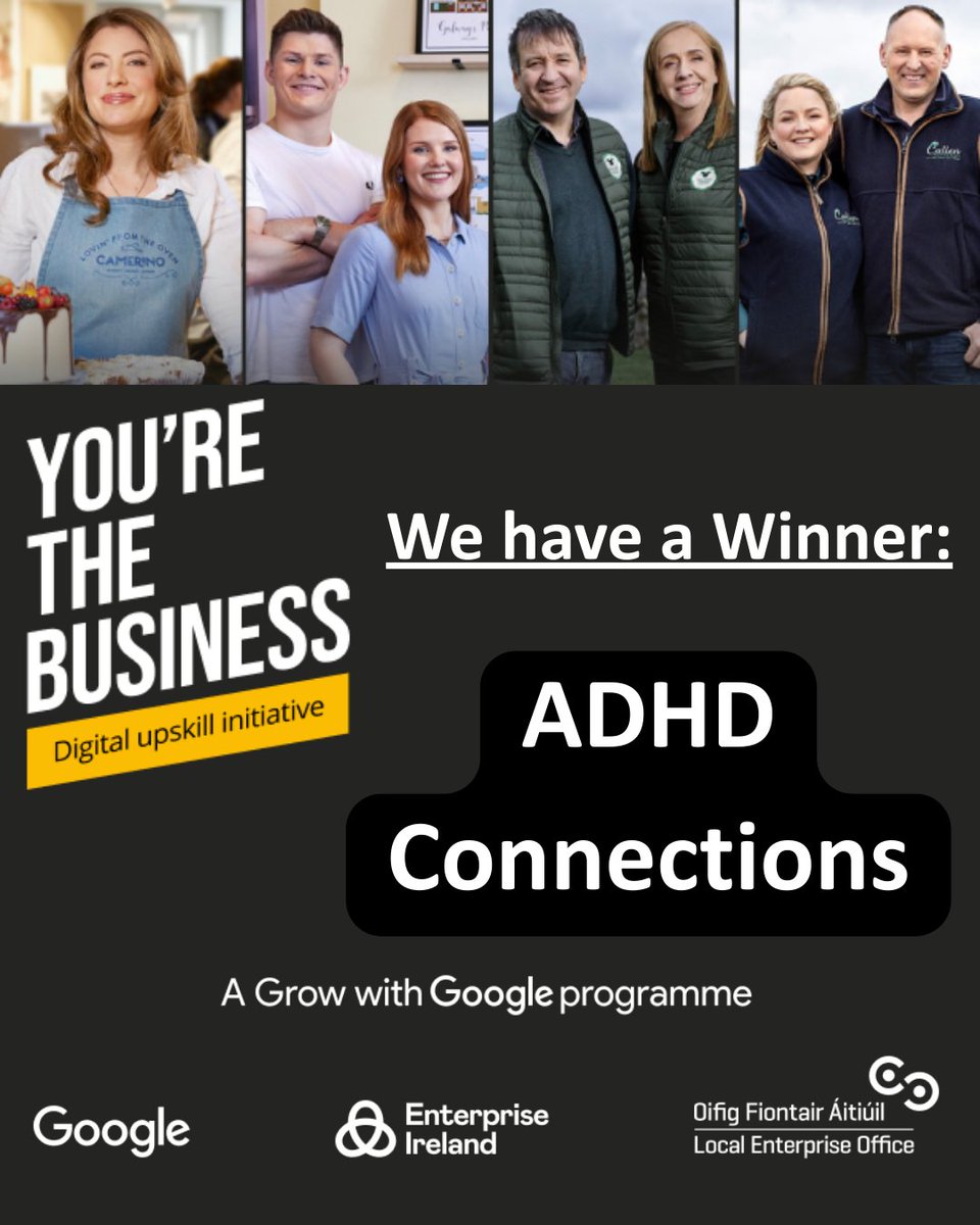 📷 Congratulations to ADHD Connections! 📷

We are thrilled to announce that @adhd_connections has won the Google "You're the Business" (YTB) competition for 2025!

Well done and well deserved guys. Thank you to everyone who participated and made this competition a huge success.