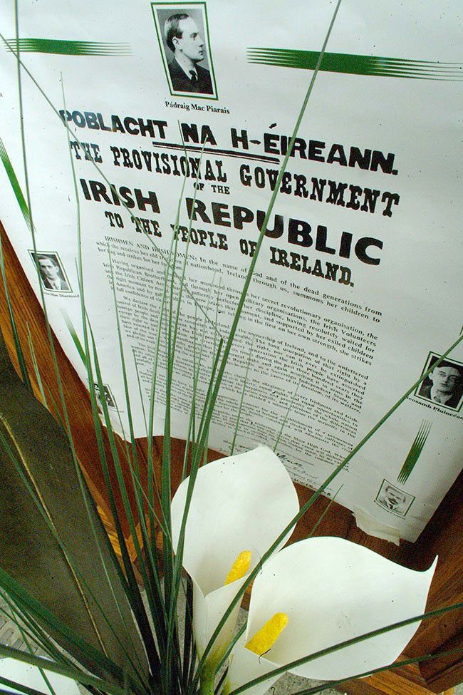 🇮🇪 On this date in 1916, at the GPO, Pádraig Pearse read aloud the Proclamation of the Irish Republic. The words of the proclamation captured a vision too powerful to confine to the past. It stands as a living, breathing inspiration for today - to be the generation that achieves