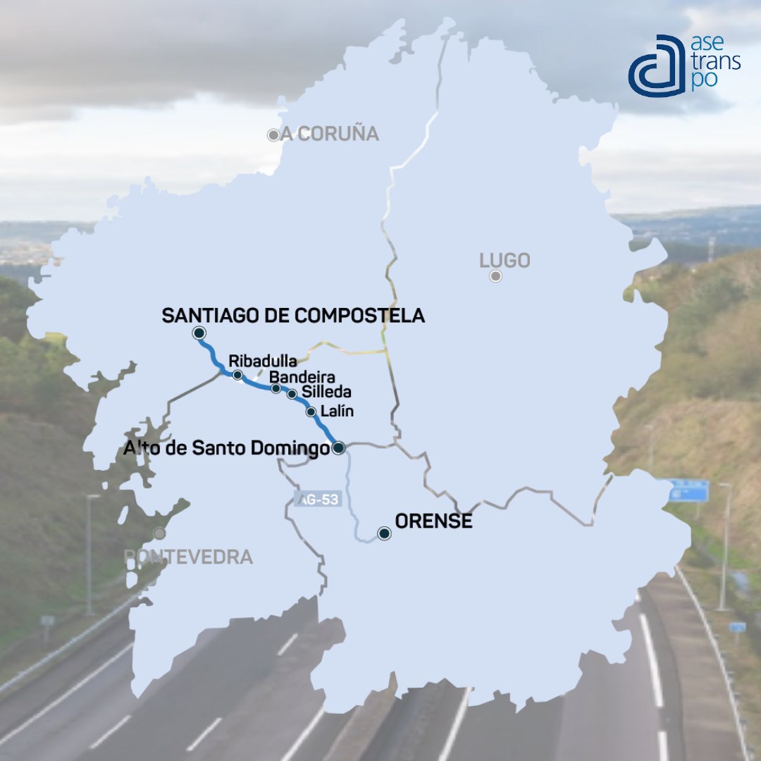 asetranspocetm's tweet image. ¡Nuevas bonificaciones en los #peajes de la #AP53!

Desde el 10 de abril están en vigor los descuentos para vehículos ligeros y pesados en la autopista en el tramo Santiago de Compostela –Alto de Santo Domingo 🚛

📄 Más detalles en 👉 transportes.gob.es/carreteras/nue…