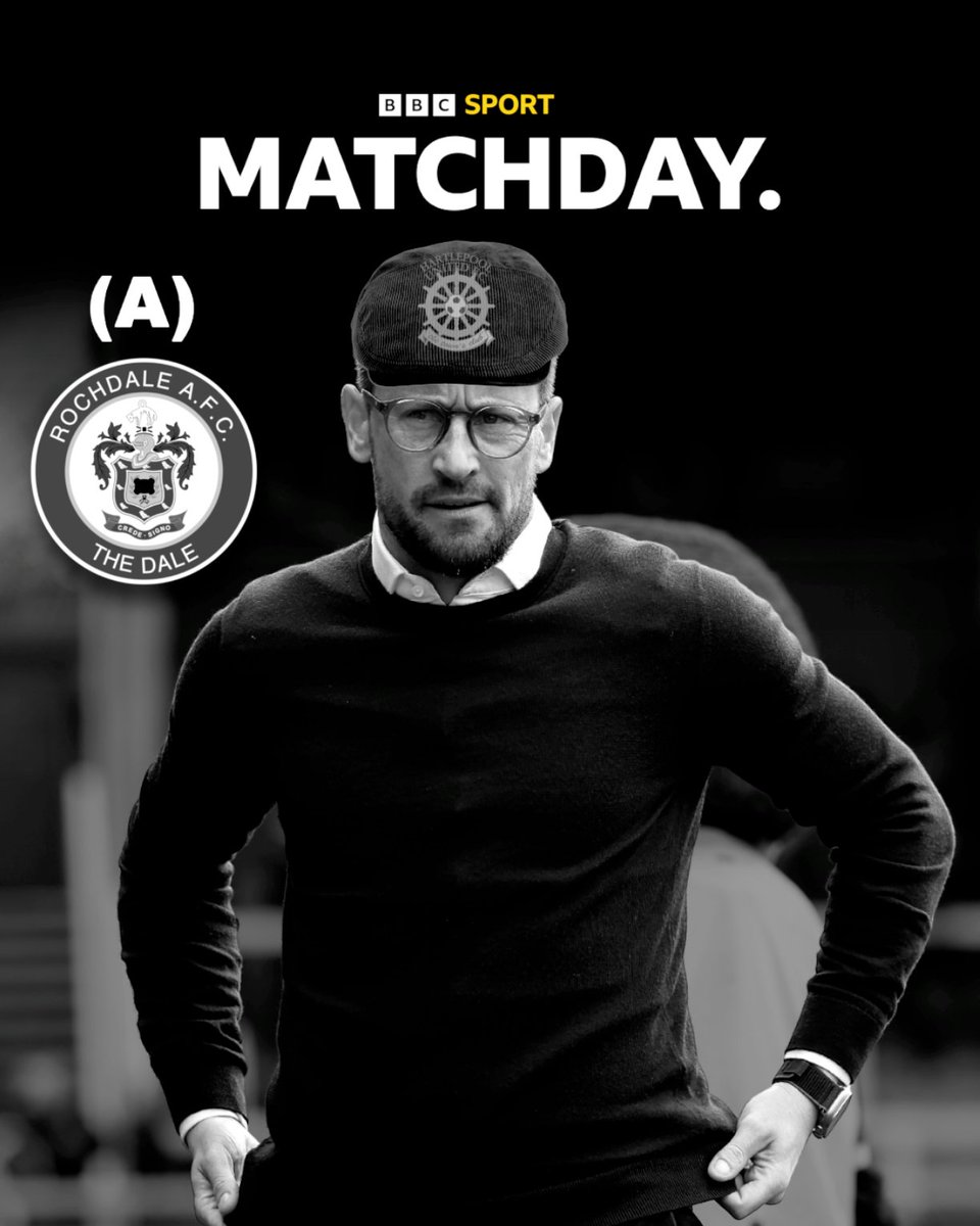Final away day of the season 🧢

🔵 Rochdale 🆚 Pools 🔵
🏟️ Crown Oil Arena
⏰ KO 15:00
🎙️ <a href="/domthomasbrown/">Dom Brown</a> 
🗣️ <a href="/MattyNixon92/">Matty Nixon</a> &amp; <a href="/StellingRobbie/">Robbie Stelling</a> 

#Pools | #HUFC | #BBCFootball