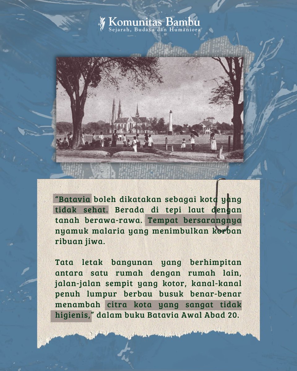 KomunitasBambu's tweet photo. Buku Batavia Awal Abad 20: Gedenkschriften Van Een Oud Koloniaal dapat kawan Kobam pesan melalui WhatsApp atau marketplace Komunitas Bambu yang tertera di bio kami.
#batavia #bataviaawalabad20 #kobam #komunitasbambu https://t.co/18SUjykG8R